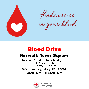 Red Cross Blood Drive – Sign Up to Donate | Norwalk Town Square